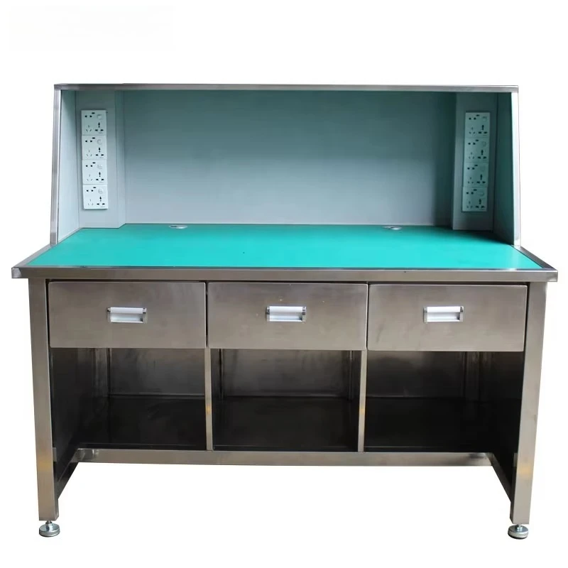 Stainless steel work ** vertical multi-function workbench Customized assembly line workbench