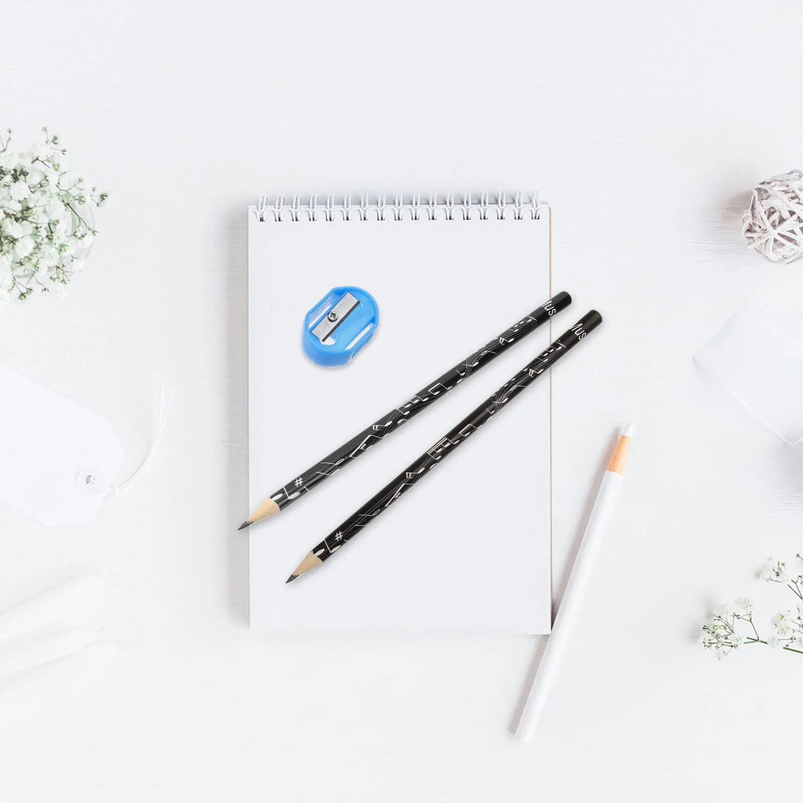 

36Pcs Lovely Music Pencils for Students Premium Wood Pencils with Erasers for Journal Sketching School Office Party Favors