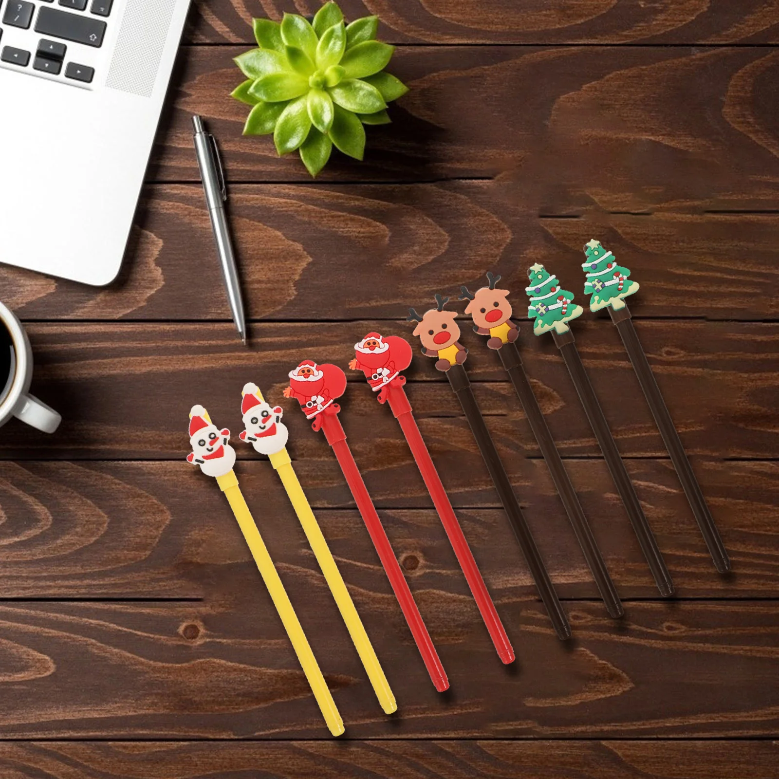 

16pcs Neutral Pens Gel Pen For Christmas Themed School Supplies Writing Pen Smooth Student Gift Writing Gel