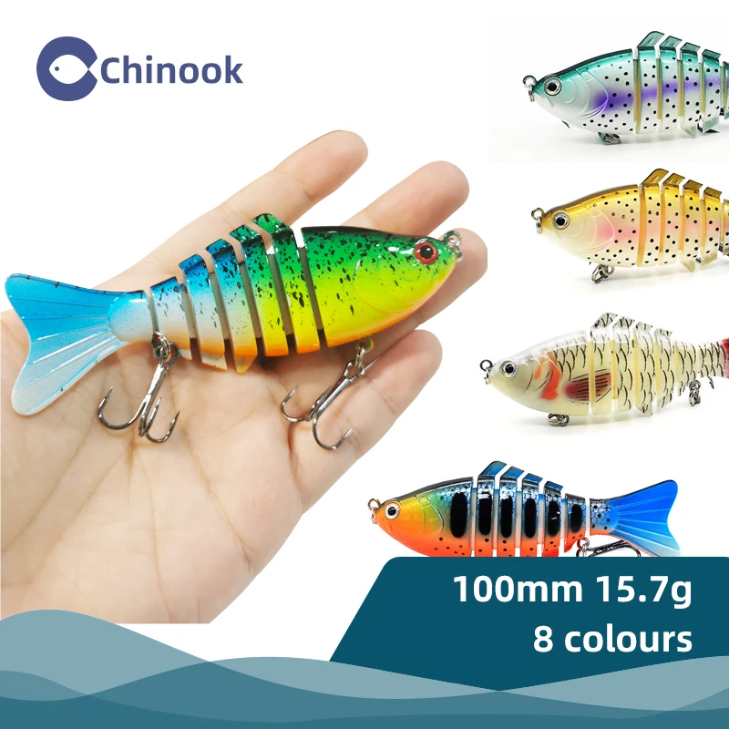 1pcs Jointed Multi Sections Fishing Lure 10cm 15.7g Wobbler Crankbait Artificial Hard Bait Swimbait Trolling Carp Fishing Tackle