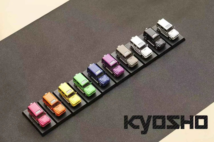 SALE KYOSHO 1:64 benz G55 G SUV Collection of die cast alloy trolley model ornaments toys