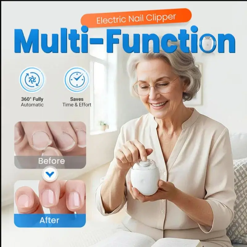 العالمي التلقائي طاحونة الأظافر 1/2/3 قطعة مسمار كليبرز الكهربائية التلقائي أنيكير المتقلب الكبار الطفل مقص أظافر