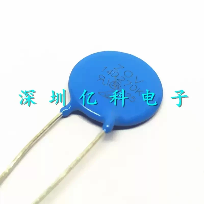 Brand new high-quality direct insertion varistor 14D270K 270KD14 diameter 14mM 27V accuracy 10%