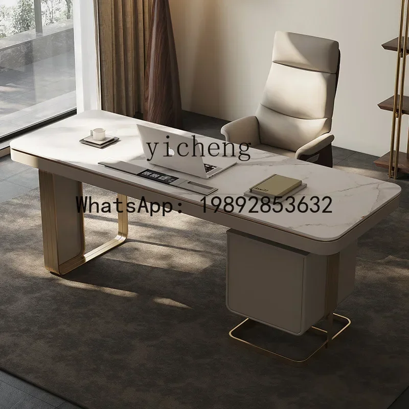

F1 Modern Desk Study New Pearl Slate Computer Desk Italian Office Desk