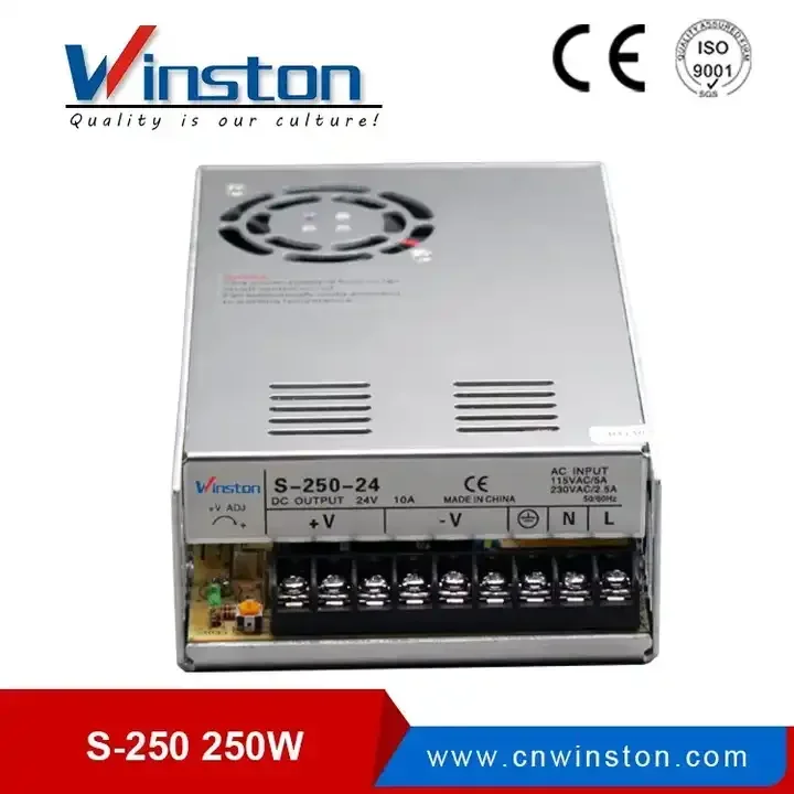 WINSTON S-250 AC DC 250W Variable intelligent Switch Mode Power Supply