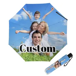 Custom Umbrellas Personalized Umbrella with Pictures Personalized Umbrella Automatic Foldable Design You Umbrella for Rain/Sunny