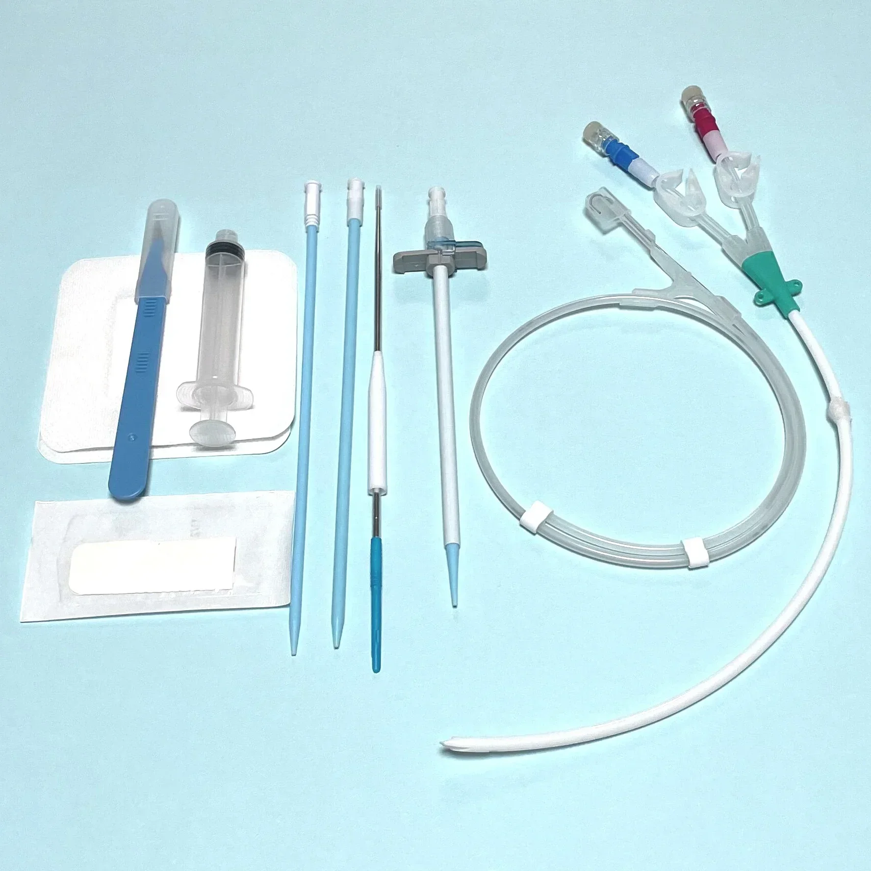 Tianck medical disposable supplies long term cronic set semi permanent Palindrome tip hemodialysis catheter