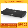 Douk Audio SP102 PRO 패시브 2(1)-IN-1(2)-OUT 오디오 선택기, 스테레오 양방향 스위처 박스, 앰프 및 스피커 LED 디스플레이 1