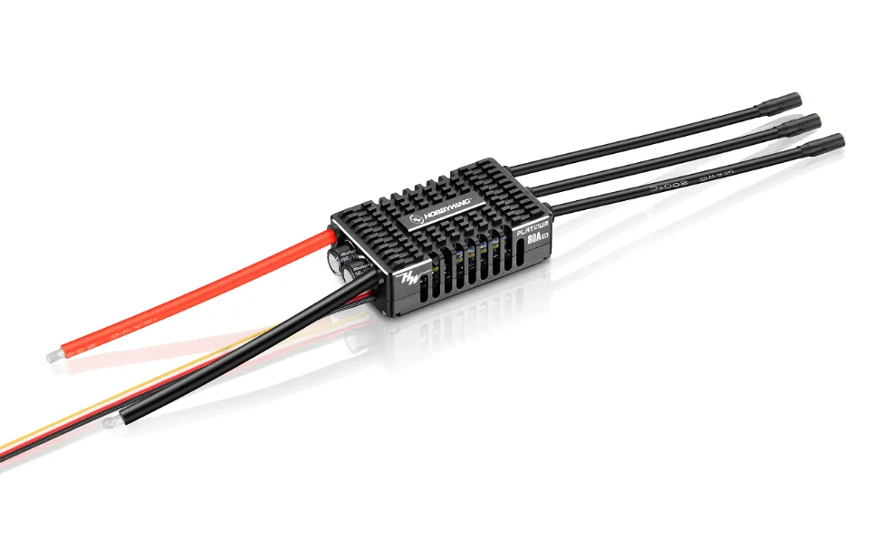 Hobbywing Platinum 80A V5 supports 3-8s brushless ESC, suitable for RC remote-controlled drone Heli FPV helicopter