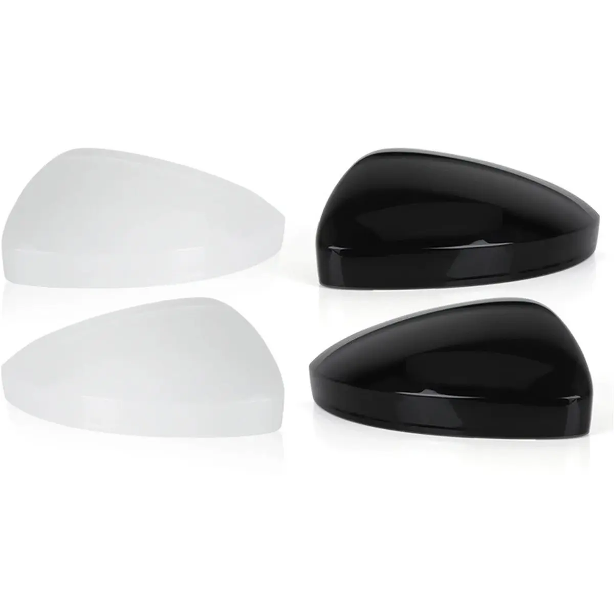 compatible-door-wing-mirror-cover-cap-mk2-2017-2023-black-white-rearview-mirror-cover-b-white