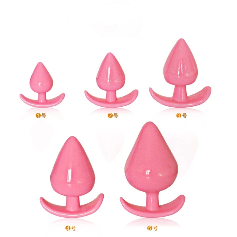 Soft Anal Plug Heart 5 Sizes  Anal Plug Butt Plug Stimulator Anal Sex Toys Prostate Massager Dildo Sex Adult Toys for Women Men view 5