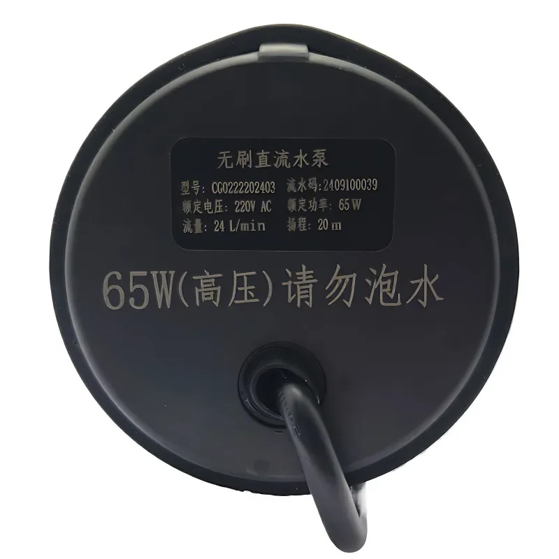 Licheng small industrial water pump CG0222202403 brushless DC water pump 65W220V chiller