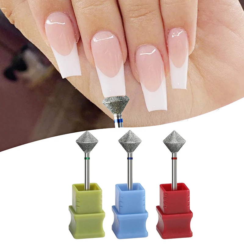 Mèches diamantées pour ponceuse à ongles, accessoire de manucure, 3/32 pouces