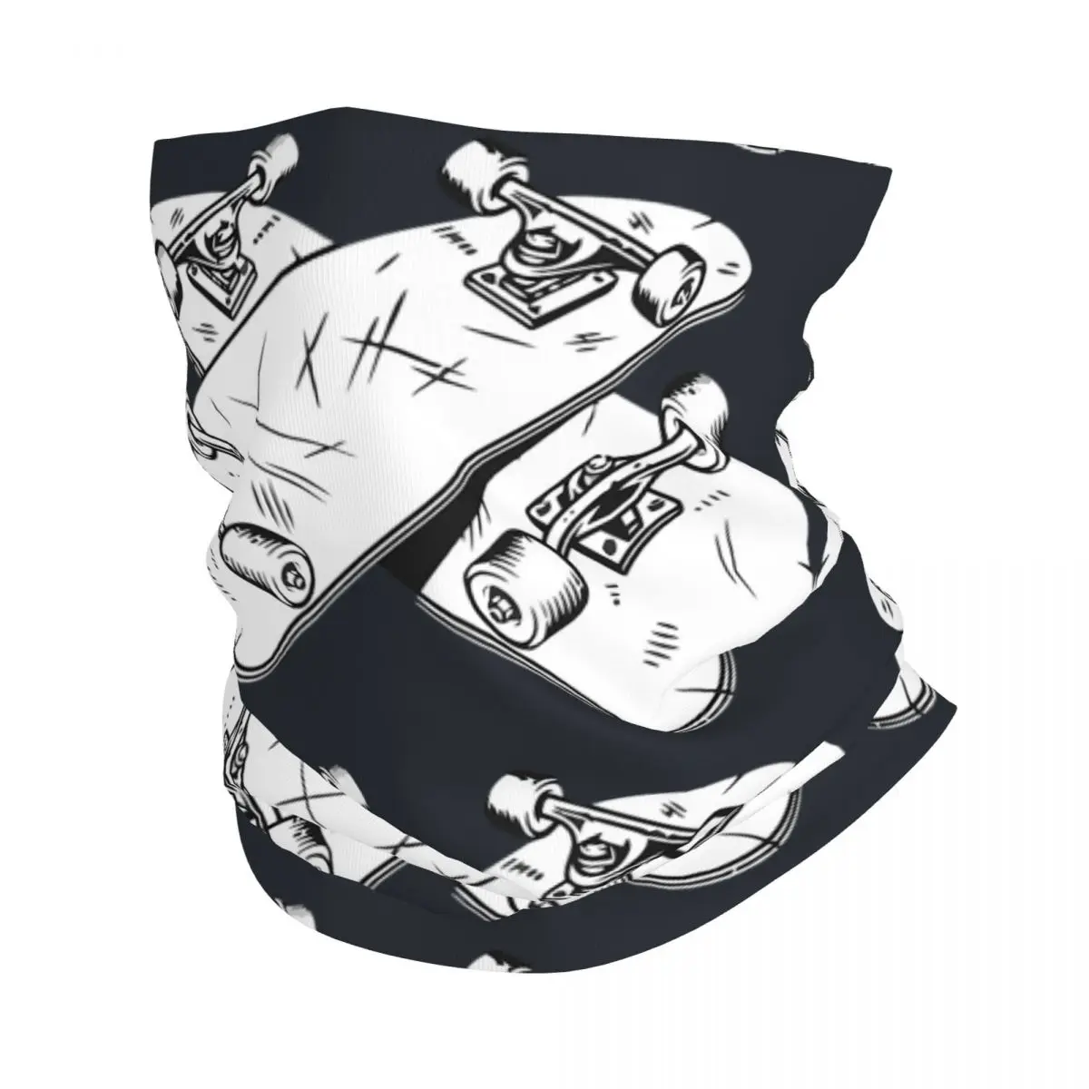 Skateboarding Motocross Bandana Neck Cover Printed Skating Board Face Scarf Cycling Scarf Hiking Unisex Adult Winter