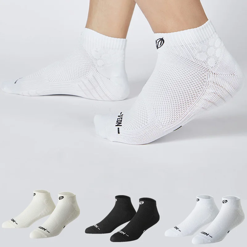 Veidoorn 3 أزواج من الجوارب الرياضية ذات القطع المنخفضة جوارب الكاحل المبطنة للرجال والنساء جوارب رياضية للجري مع دعم قوس الكعب #1