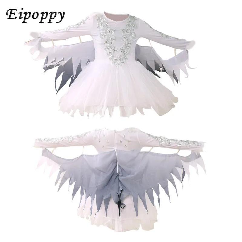 فستان تنورة رقص منفوش للأطفال ، ملابس حيوانات ، أزياء على طراز اللوتس