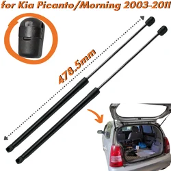 Qty(2) Trunk Struts for Kia Picanto Morning 1st Hatchback 2003-2011 Rear Tailgate Boot Lift Supports Gas Springs Shock Absorbers