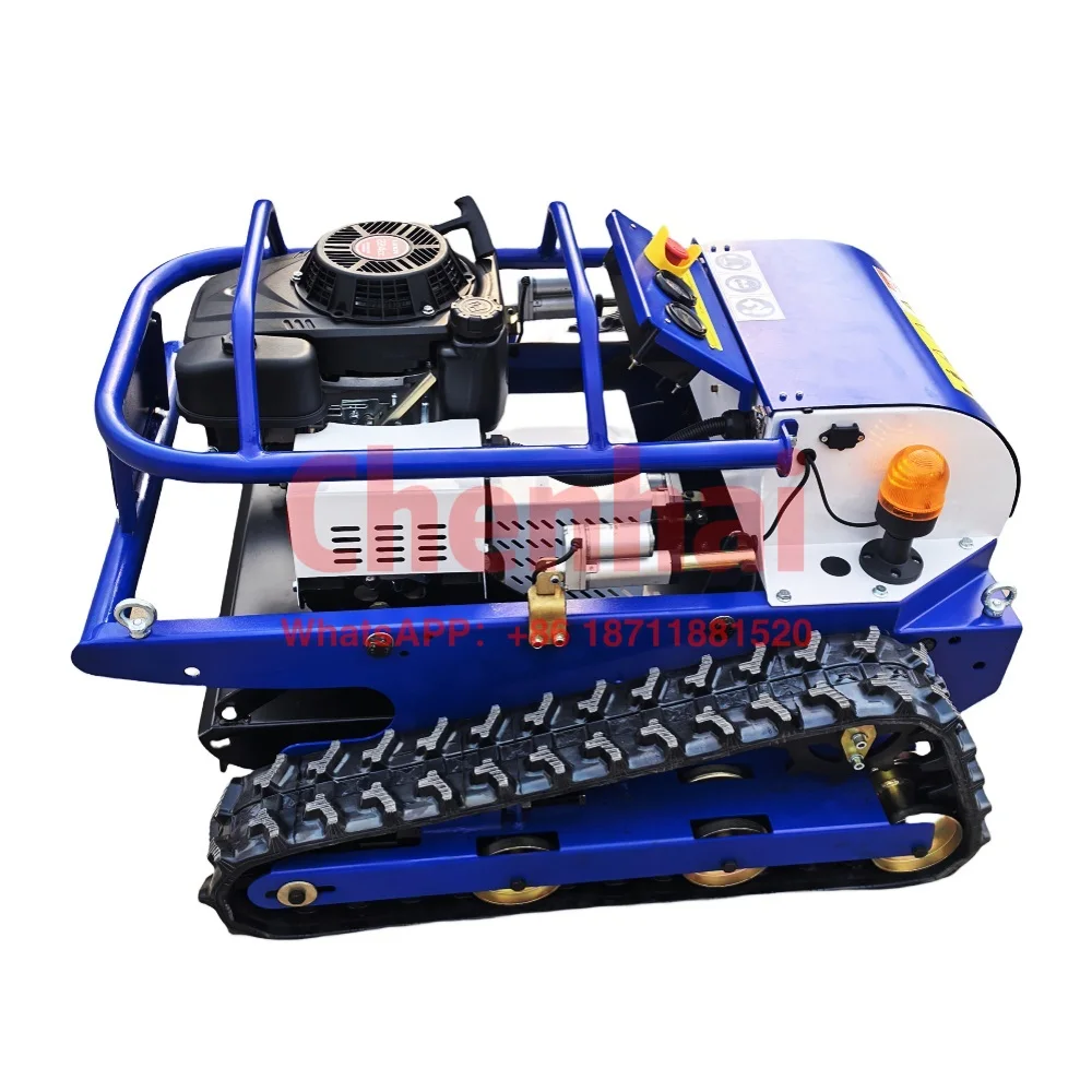 Rasenmäher Neuer 550 mm 9 PS ferngesteuerter Rasenmäher Raupenmäher Bürstenloser Motor