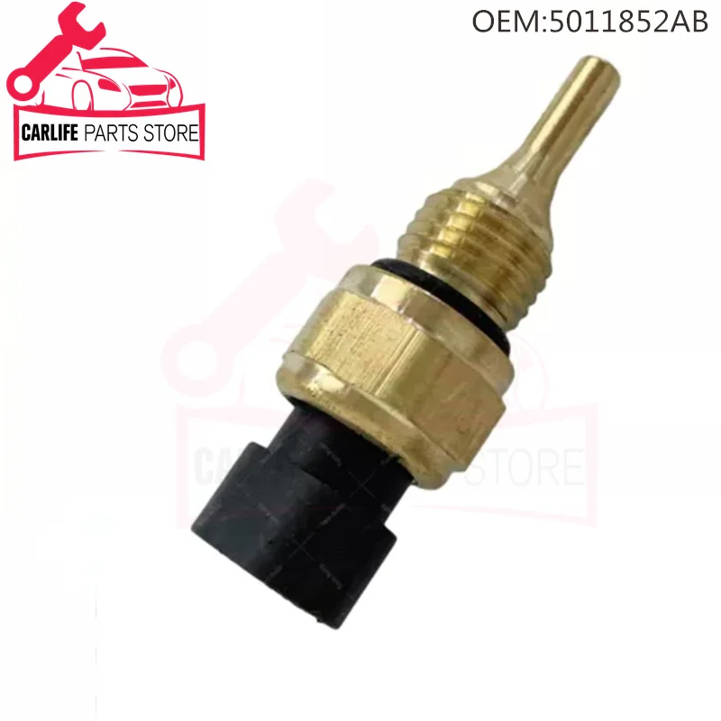 5011852AB 4954905 3865312 for Cummins Dodge RAM 2500 3500 5500 Diesel Nissan Titan XD 5.9L 6.7L Coolant Water Temperature Sensor