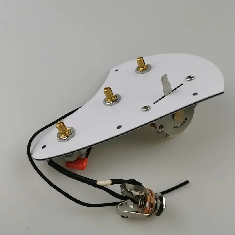 

Wilkinson WVS Ainico5 Single Coil Pickups Potentiometer Guitar Wiring Harness Pickup 1V2T 250K Pots Jack White Knob