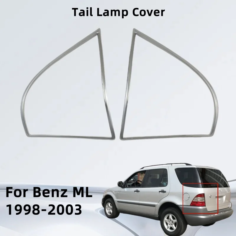 Car Accessories Exterior Components Decorate For Benz ML w163 1998 1999 2000 2001 2002 2003 Tail Lamp Cover Car Stickers