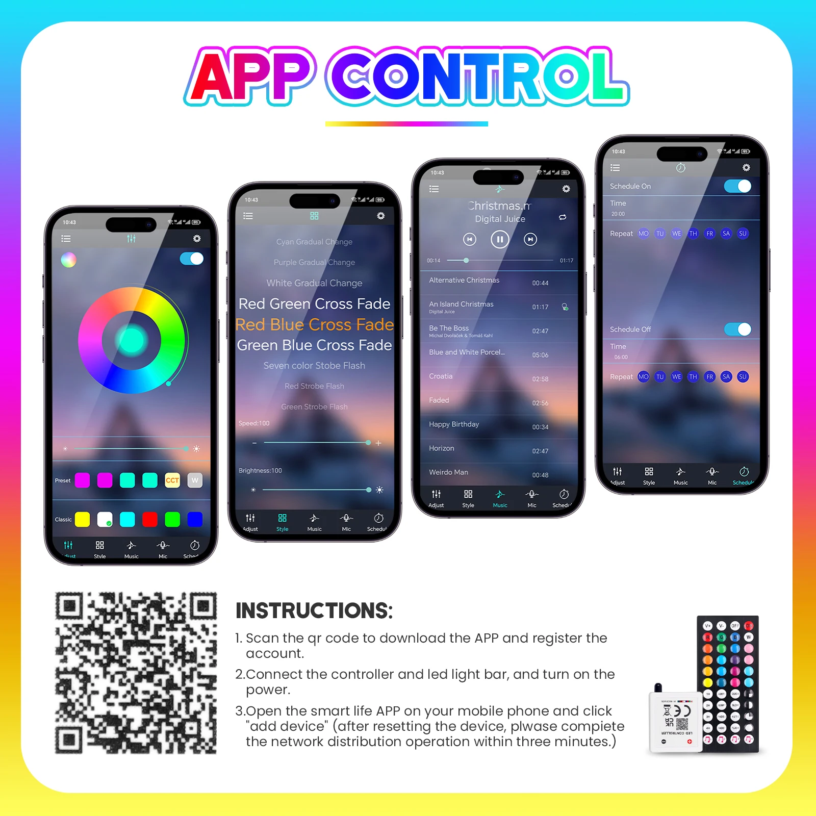 150 متر 90 متر 60 متر 15 متر الذكية RGB Eave أضواء IP67 مقاوم للماء APP وجهاز التحكم عن بعد الموقت عكس الضوء LED سلسلة أضواء المنزل زينة عيد الميلاد