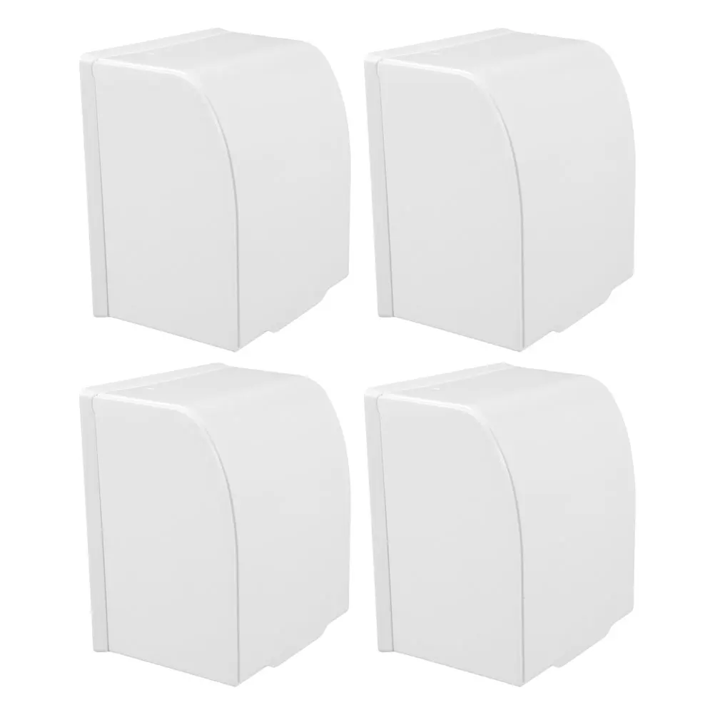 

4 шт., розетка, водонепроницаемая крышка, защита розетки, АБС-пластик, влажная электрическая розетка для использования в помещении и на открытом воздухе для ванной комнаты