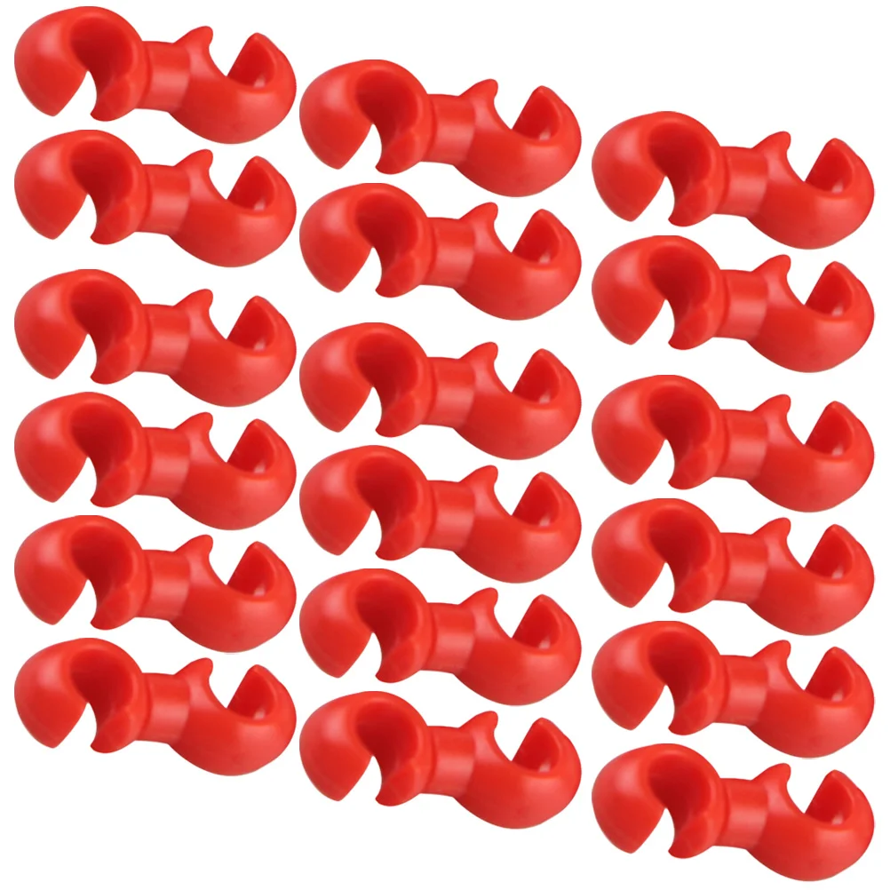

20Pcs Bicycle Cable Clip Alloy Derailleur Clip Brake Cable Clamp Shifter Tube Guide Bike Hose Guide Road Bicycle