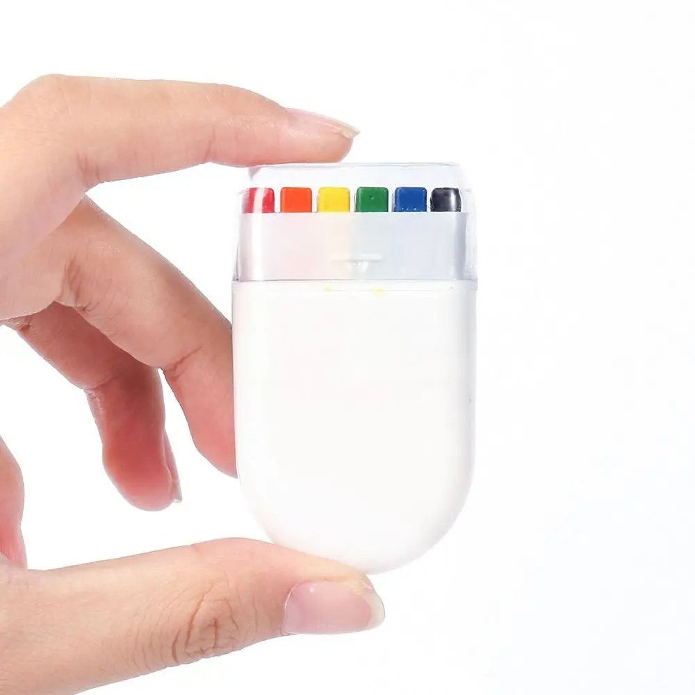 

6 шт. моющаяся радужная краска для лица, ручка для макияжа «сделай сам», красочная краска для боди-арта, карнавальная вечеринка, день гордости, граффити, карандаш, краска, фестиваль