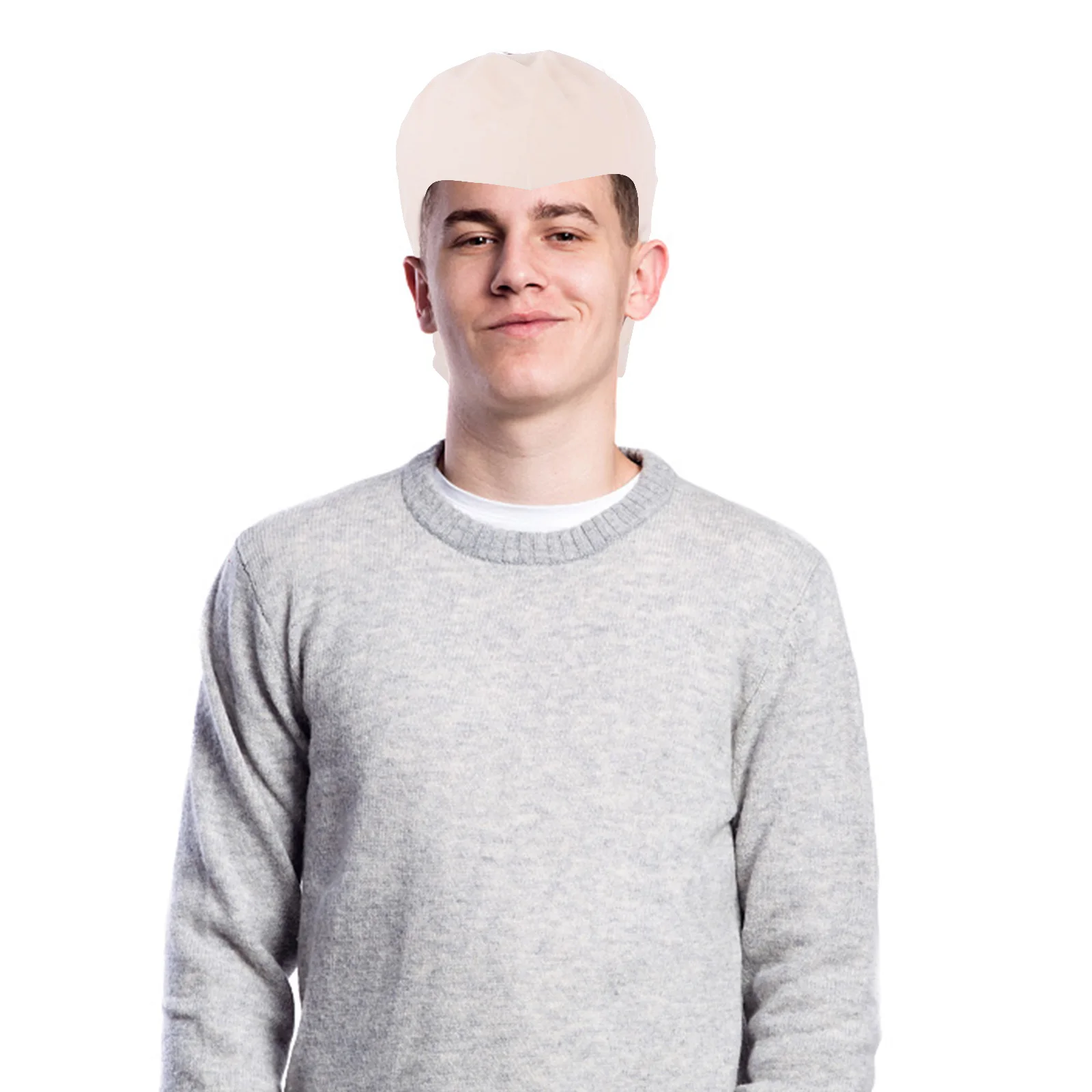 Gorro calvo para Cosplay, gorro de látex para adultos y niños, máscara de juego de rol de Halloween, accesorio DIY