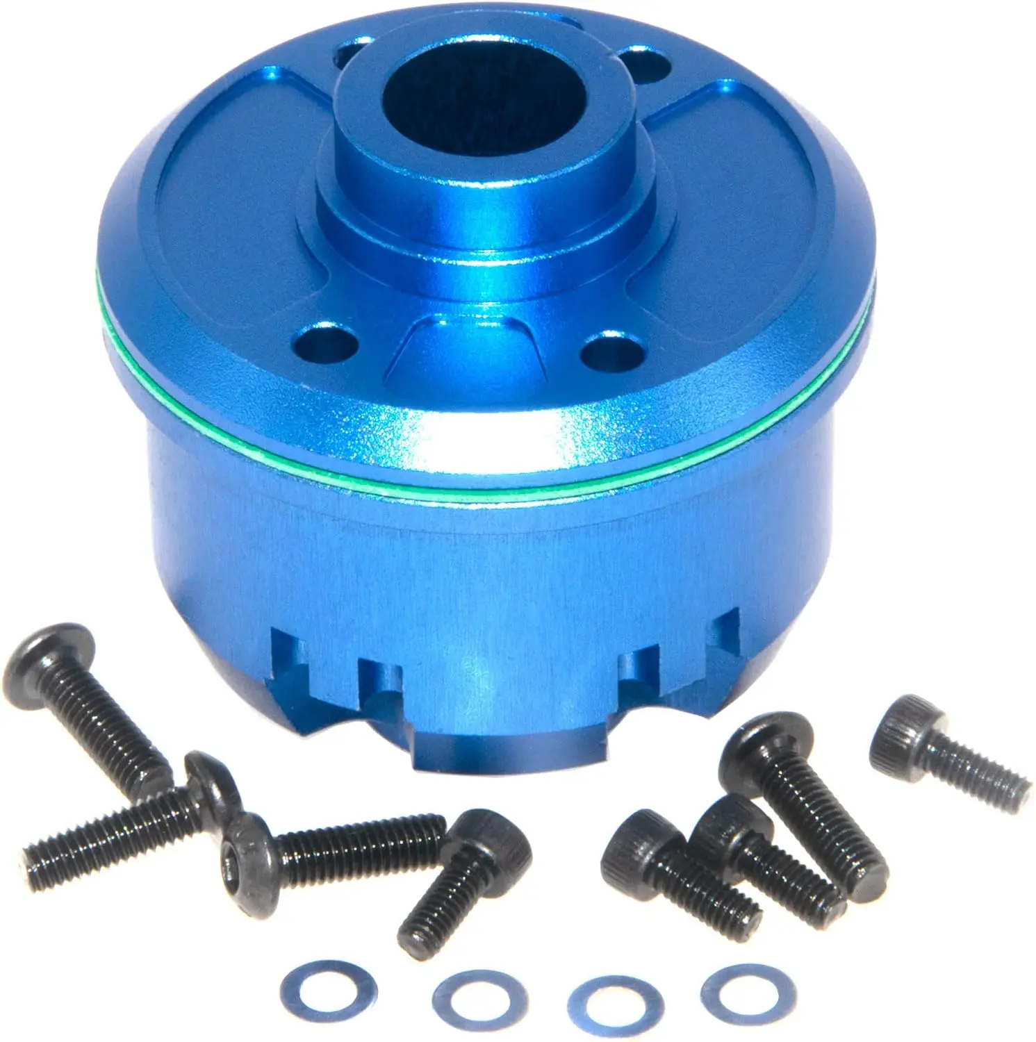 

Корпус среднего дифференциала, совместимый с Arrma 1/10 Kraton 4S V2,1/8 Mojave 4S RC Автомобильный алюминиевый корпус центрального дифференциала