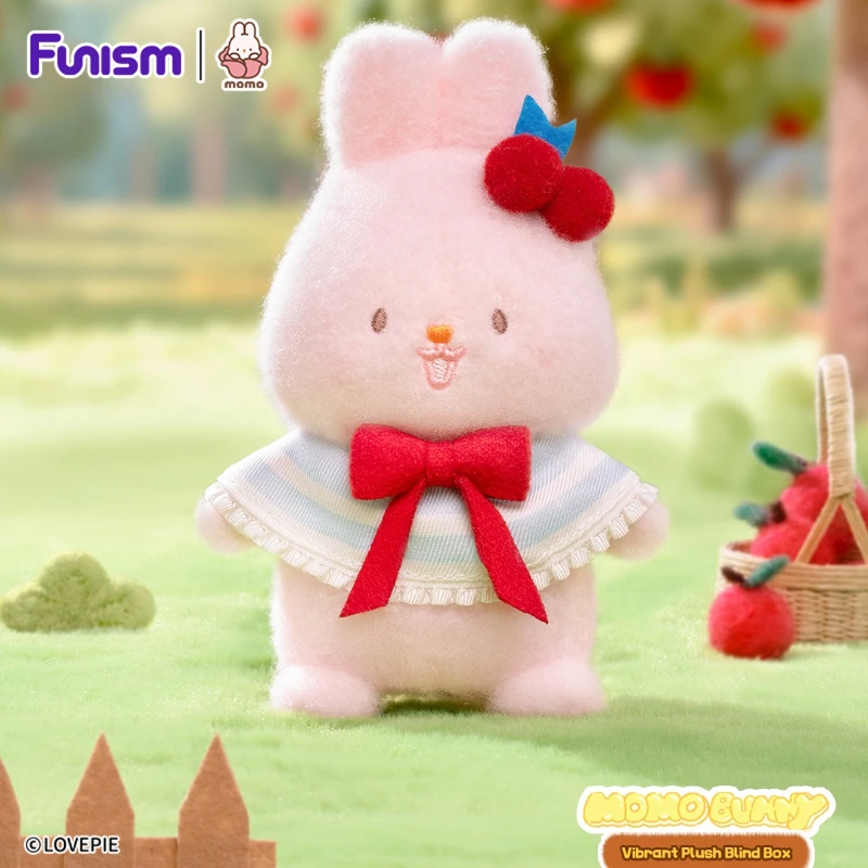 FUNISM MOMO BUNNY Vibrant Plush Blind Box Figure Cute Gift for Kids Birthday Party Action Toy Collectible Figure Cute Gift