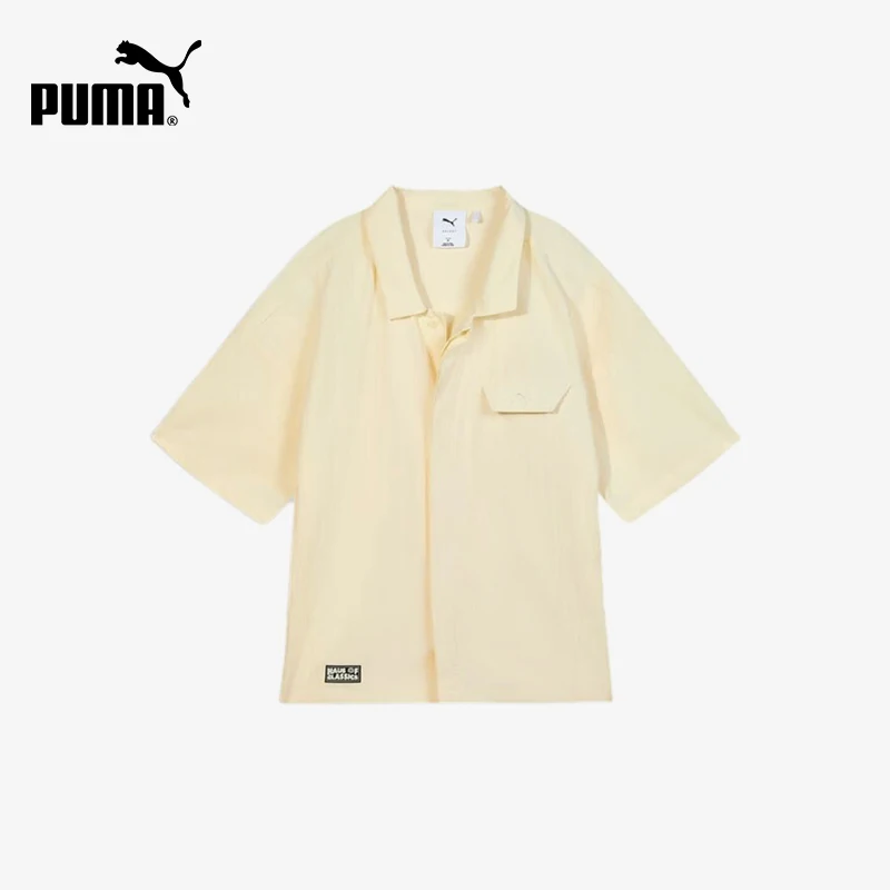 Puma genuine SELECT men's and women's short sleeved shirts loose casual short sleeved shirts 631555-87