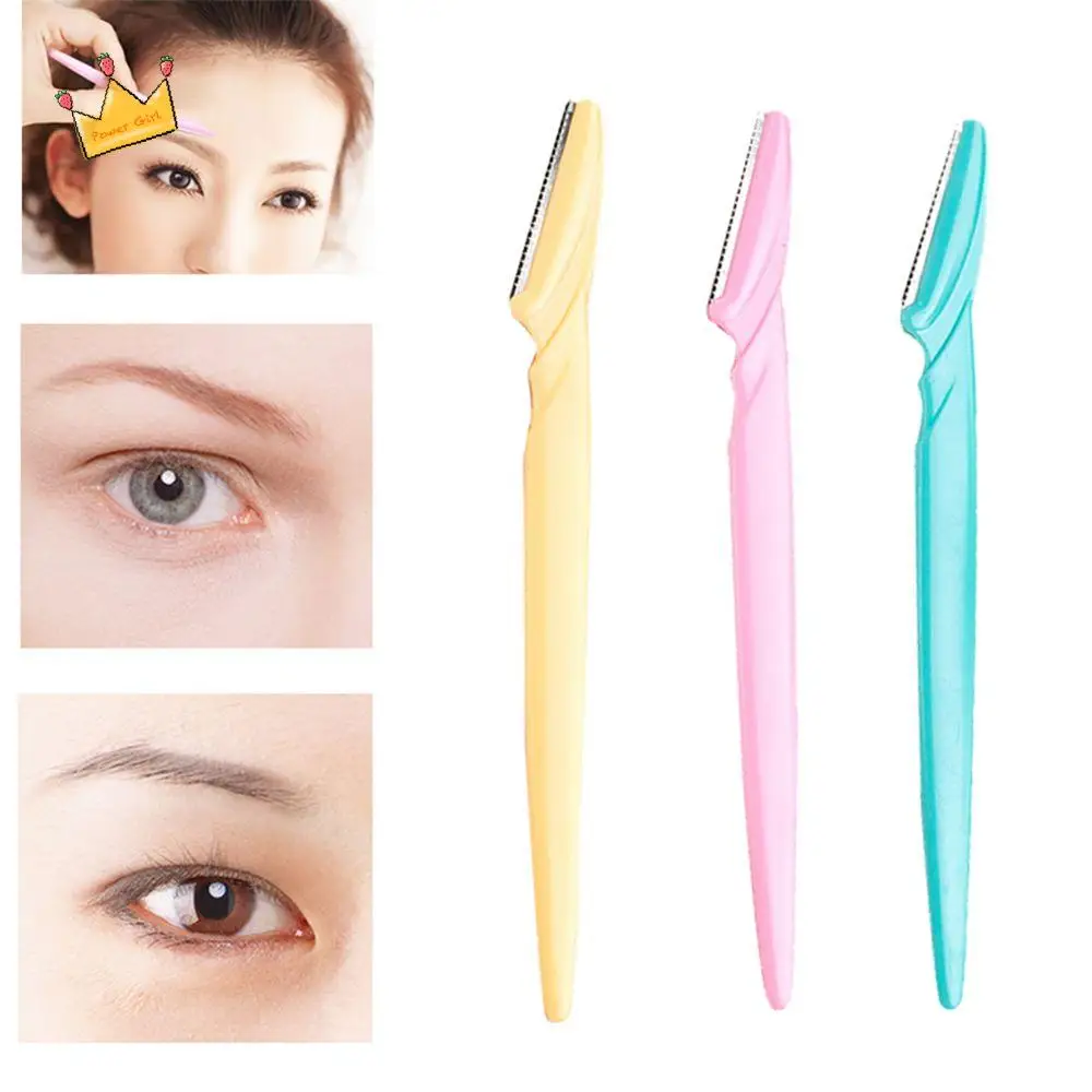 

Portable Stainless Steel Hair Remover Tool Face Razor Eyebrow Trimmer Blades Shaver Eyebrow Shaper Eye Brow Shaping