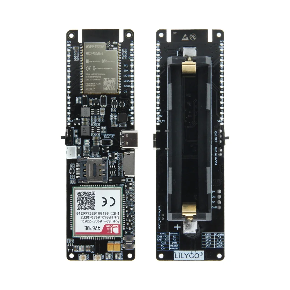 ESP32-WROVER-B SIMCOM A7670E A7670SA A7670G LTE Cat1 모듈 개발 보드 GPS LTE 4G FPC 안테나 TF 카드 GSM GPRS EDGE 포함