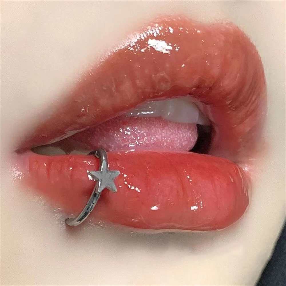 Aro de Aço Inoxidável C Clipe Anel Labial para Mulheres, Não Piercing, Jóia do Corpo Brinco Labret, Presente para Namorado, Moda, 2024