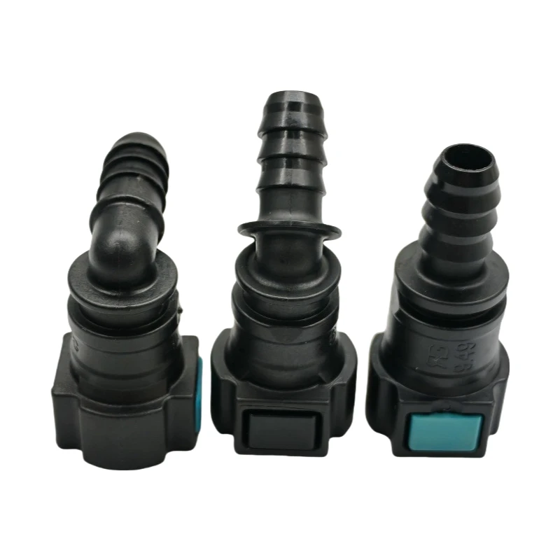 9.49mm 9.49 ID8 SAE 3/8 Yakıt borusu bağlantısı evrensel otomatik Yakıt hattı hızlı bağlantı ID8 dişi yakıt hattı konektörü 2 adet çok