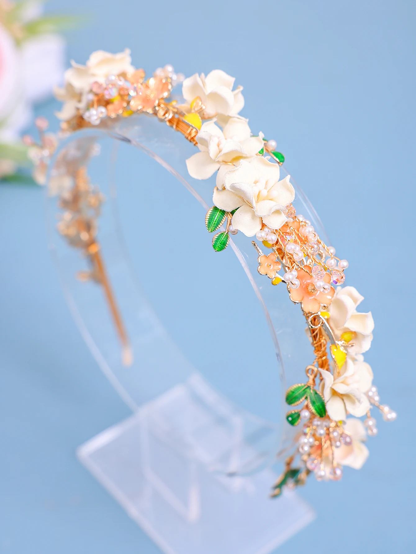 1 pezzo di splendide fasce per capelli copricapo da sposa accessori per feste casual