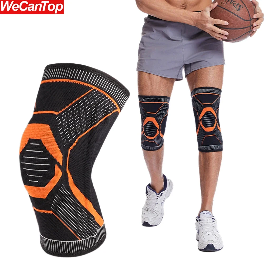 

1PCS Knees Brace for Workout - Knee Compression Sleeve with Patella Gel Pad & Side Stabilizers,Knee Support for Running, Skating