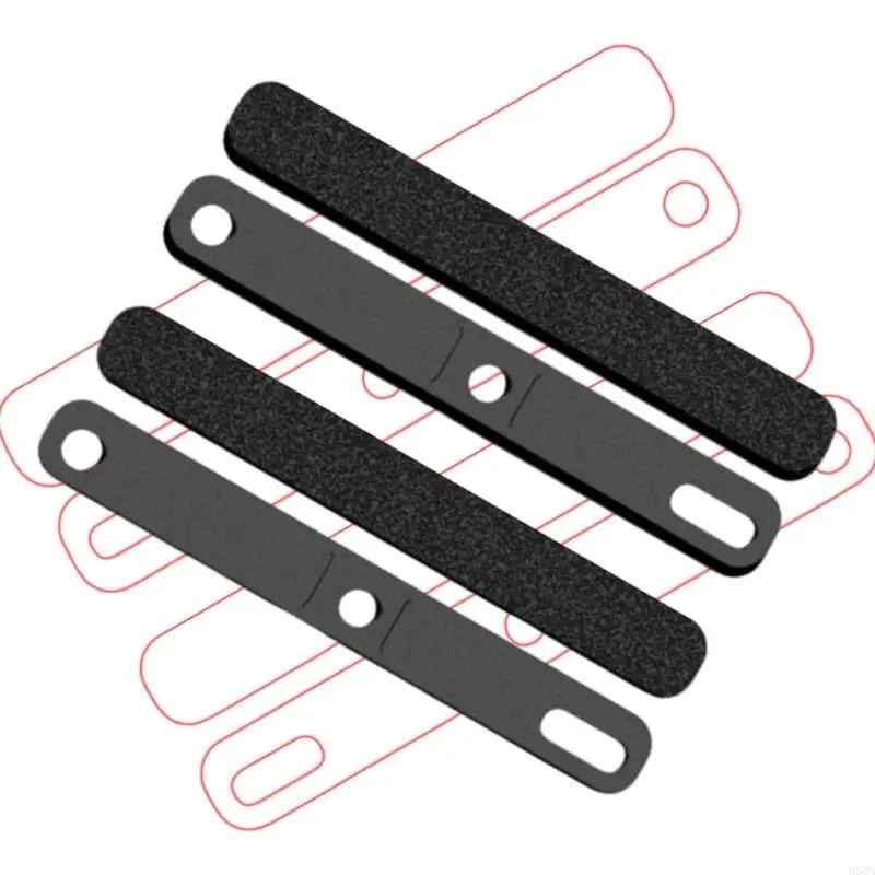 4 piezas Barra espacial Aislamiento sonido Aislamiento espuma Algodón absorbente algodón para teclado mecánico