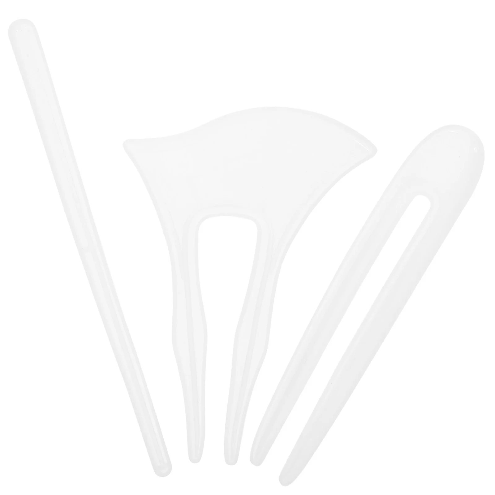 3 Pcs Hairpin Silicone Mold Accessory Making Jewelry Axe DIY Silica Gel Polymer Clay
