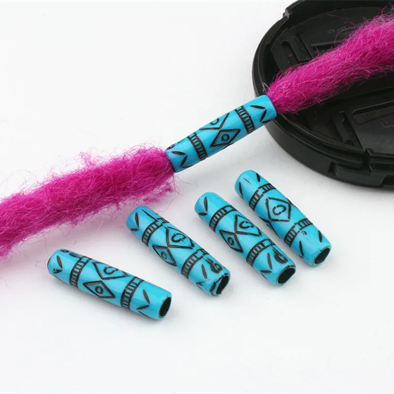 20 Pcs/set Plastic Colorful Jelly Color Crochet Kids Braids Hair Braid Dread Dreadlock Beads Cuffs Rings Hair Extension