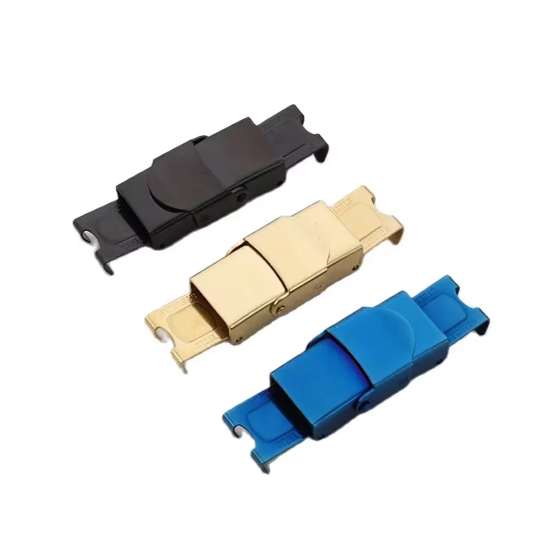 5Pcs Stainless Steel Magnetic Clasps Watch Band Hole 10x3mm For Leather Cord Bracelet Magnet Buckle Diy Jewelry Making Clasp