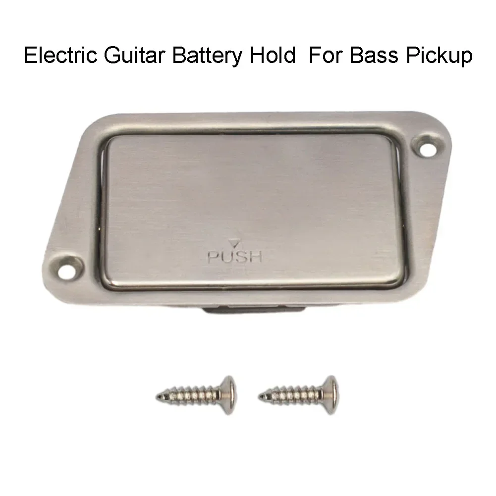 Ensure Long lasting Performance for Your Active Pickup with Electric Guitar Battery Hold Box Cover 9V Compartment for Bass