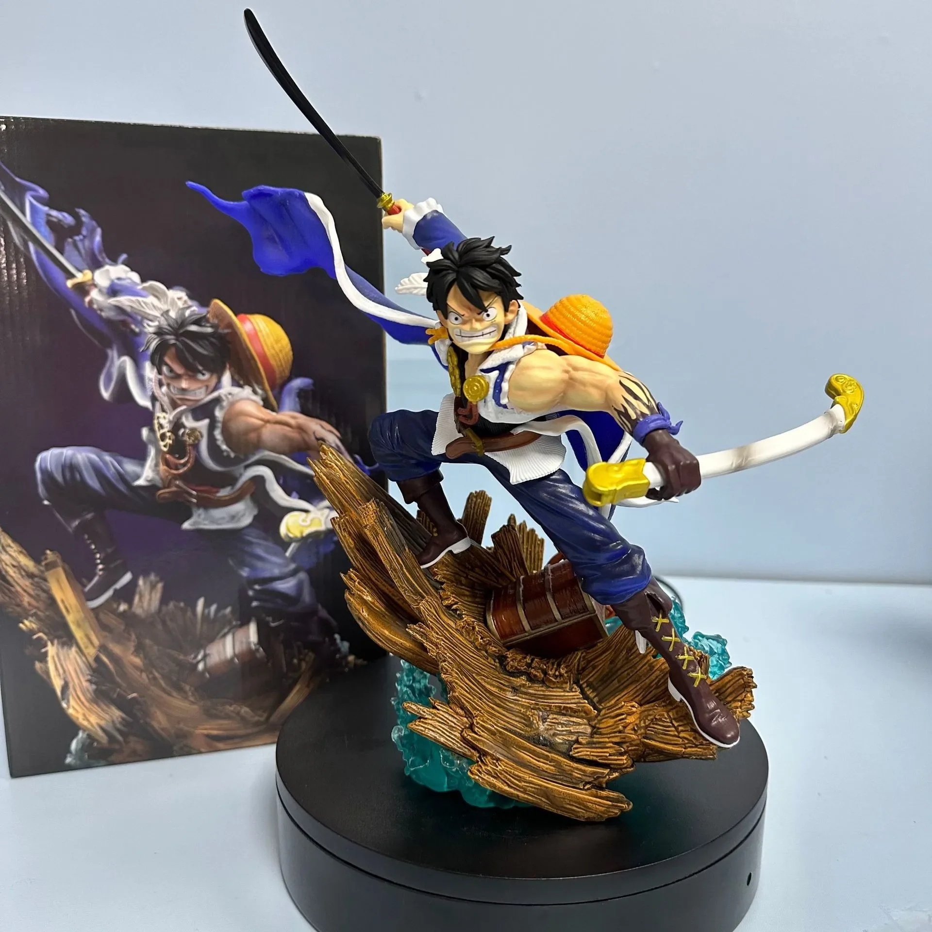 

One Piece GK Fantasy Luffy 28cm Anime Action Figure Handmade Model Statue Collectible Jewelry Gift for Boys
