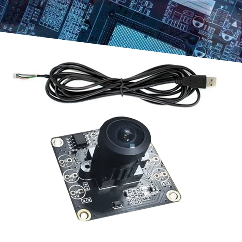 OV9732 USB Camera Module Board 160 Degree 32x32mm Face Recognition Image Acquisition for Camera 2M Cable-A32R view 3