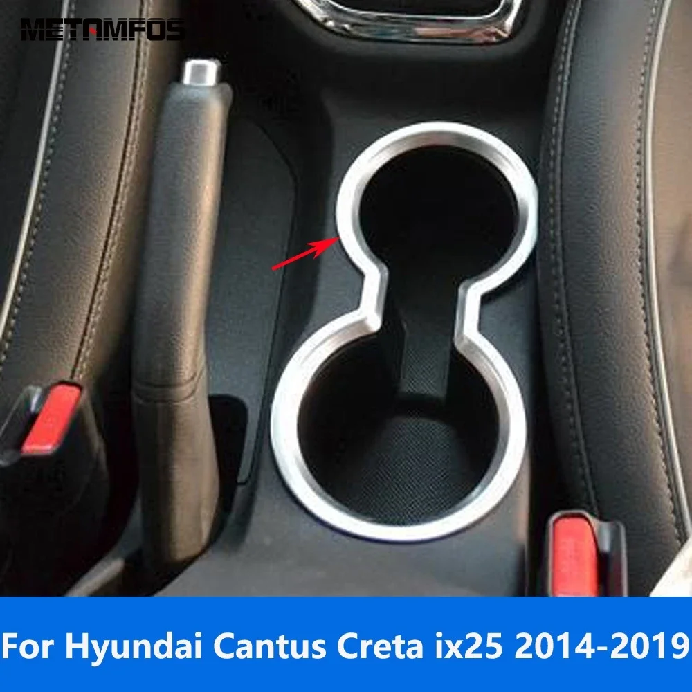 

Автомобильные аксессуары для Hyundai Cantus Creta ix25 2014-2017 2018 2019, внутренняя матовая центральная консоль, подстаканник, фотоальбом