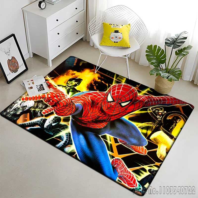 

Spider-Man Super Hero Carpet,decoration Living room Bedroom floor mat Kitchen mat Bedroom Mat,bedroom decor gift anime rug