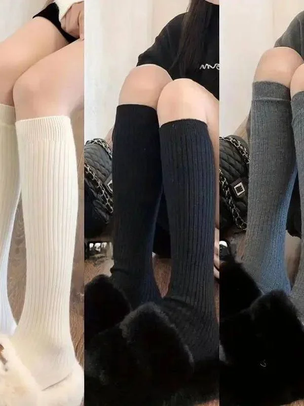 calcetines-calidos-hasta-la-rodilla-estilo-simple-para-otono-e-invierno-comodos-transpirables-mezcla-de-algodon-altura-hasta-el-tobillo