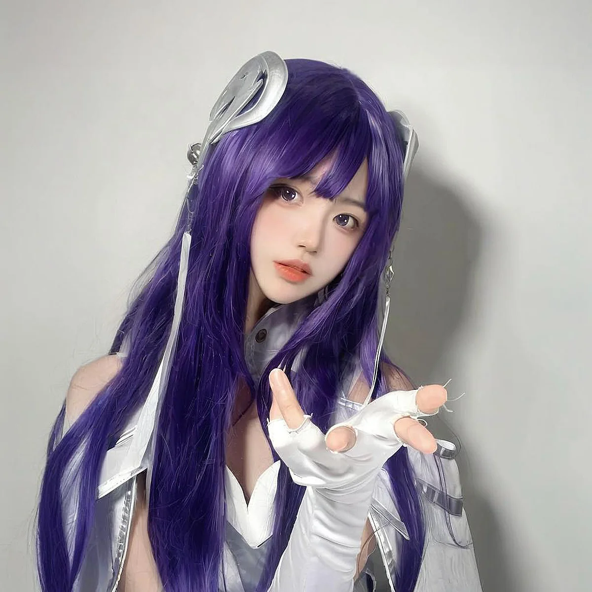 Xishi Returning Void Dream Cosplay شعر مستعار كامل | شعر حريري مغري أرجواني طويل مستقيم لشرف الملوك #6